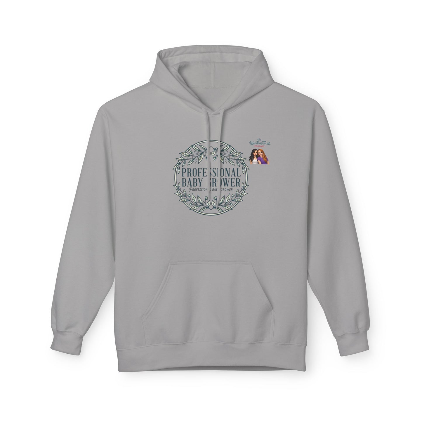 Professional Baby Grower Hoodie — Floral Wreath New Parent Gift
