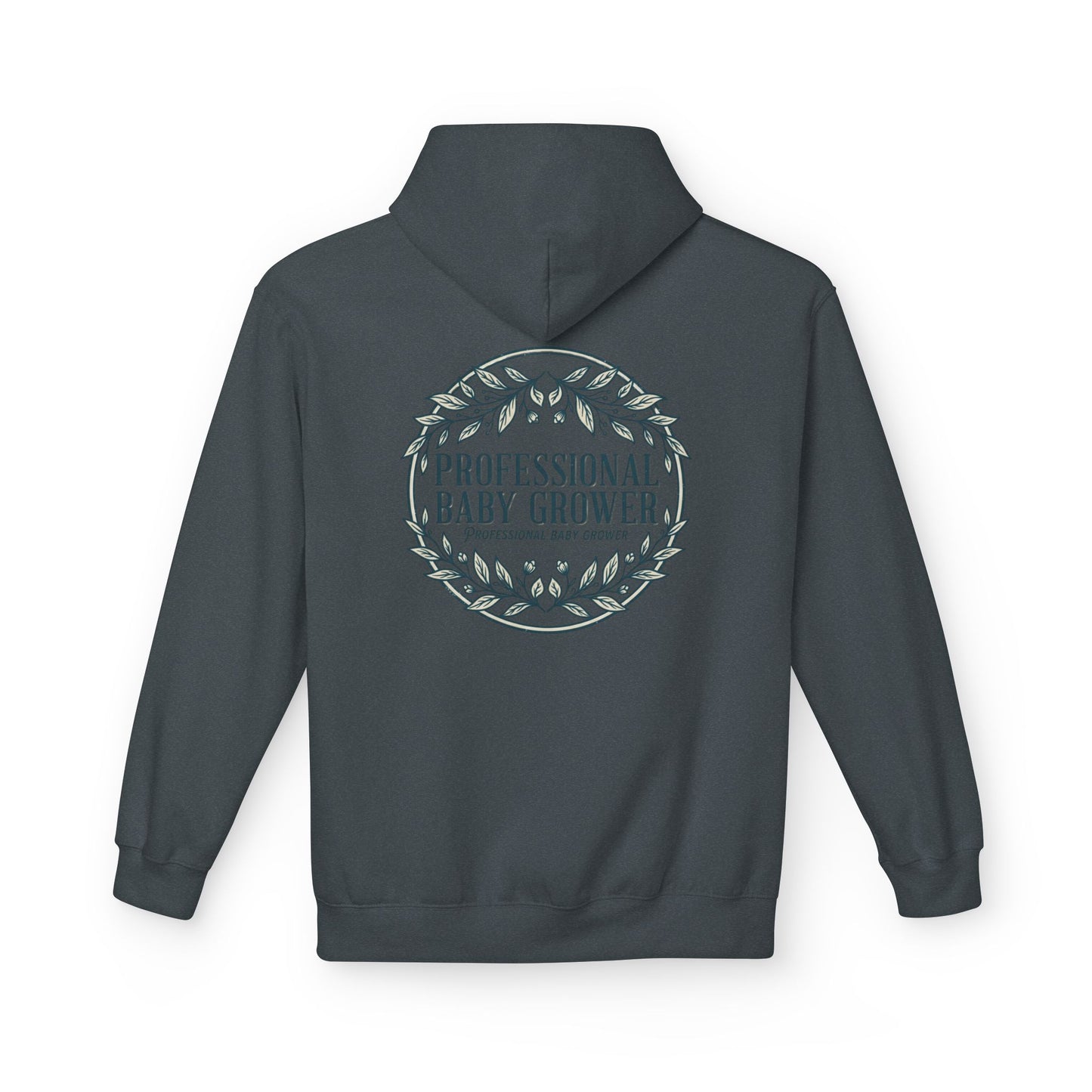 Professional Baby Grower Hoodie — Floral Wreath New Parent Gift