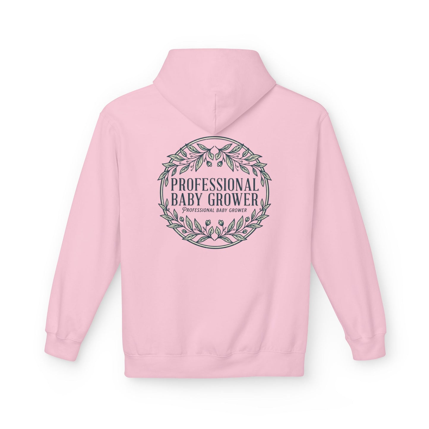 Professional Baby Grower Hoodie — Floral Wreath New Parent Gift