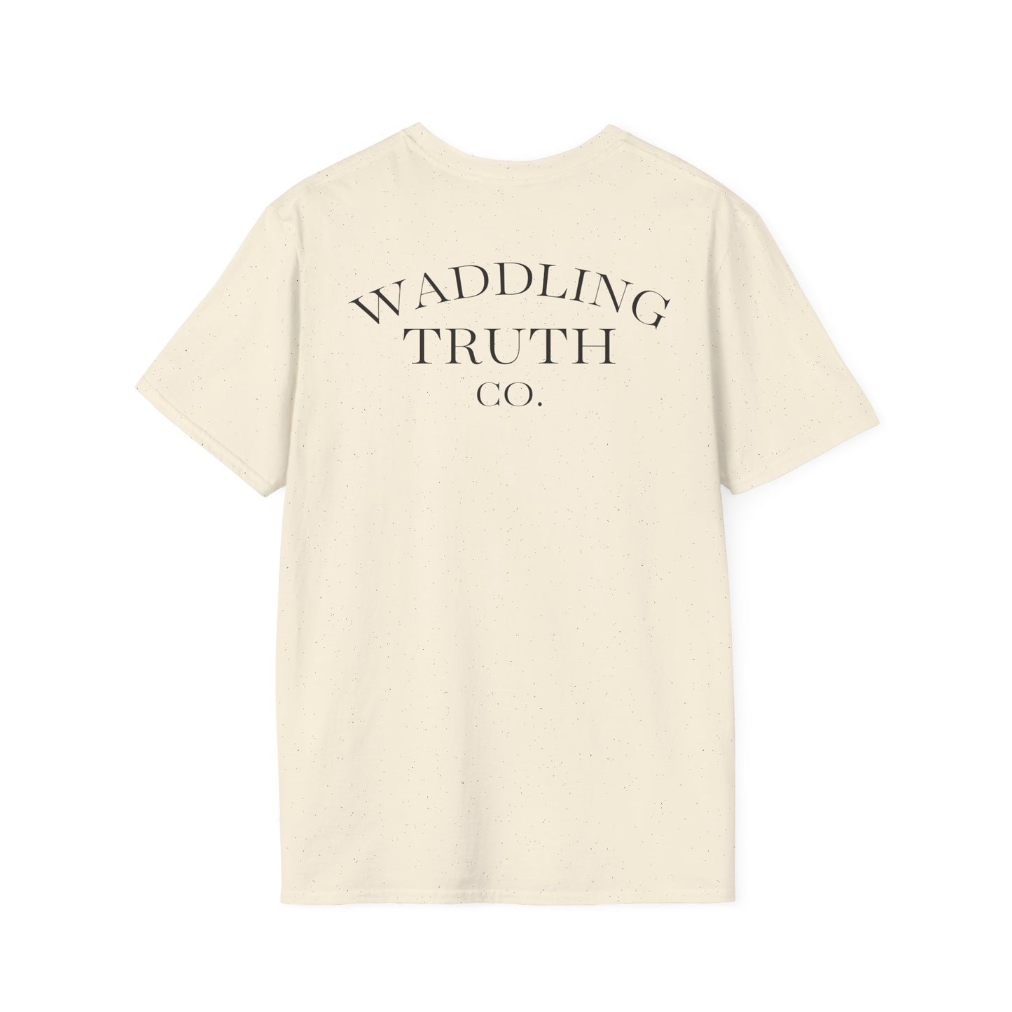 Motherhood T-Shirt — "Motherhood: Sponsored by caffeine and bad decisions" Retro Floral Mom Tee