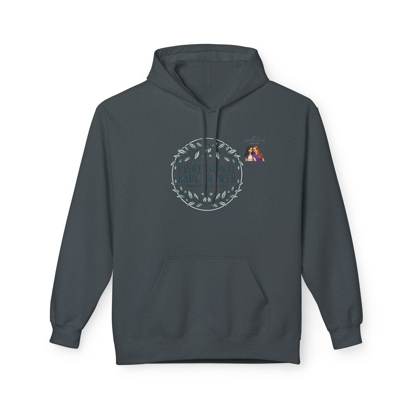 Professional Baby Grower Hoodie — Floral Wreath New Parent Gift