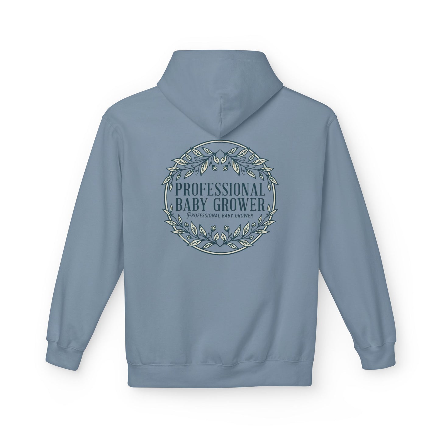 Professional Baby Grower Hoodie — Floral Wreath New Parent Gift