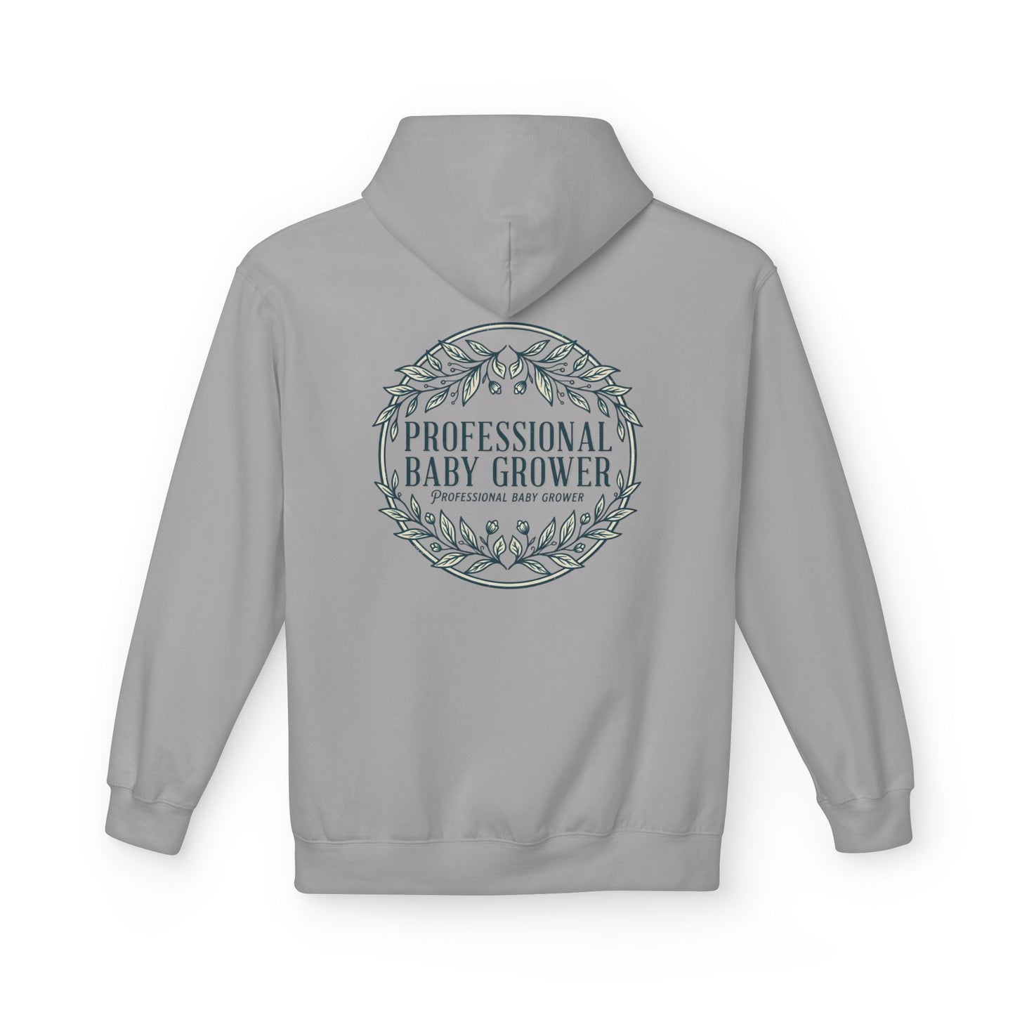 Professional Baby Grower Hoodie — Floral Wreath New Parent Gift