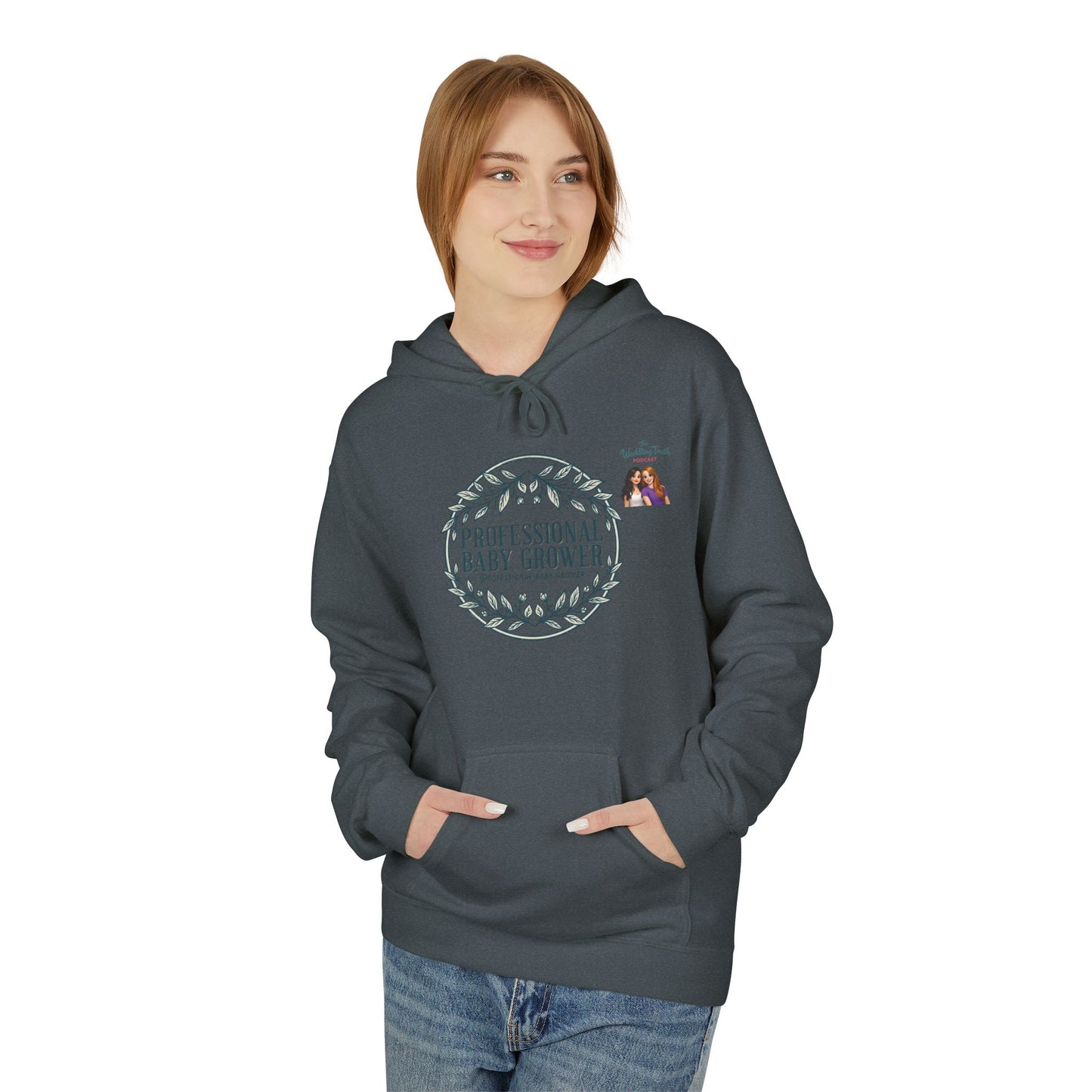 Professional Baby Grower Hoodie — Floral Wreath New Parent Gift