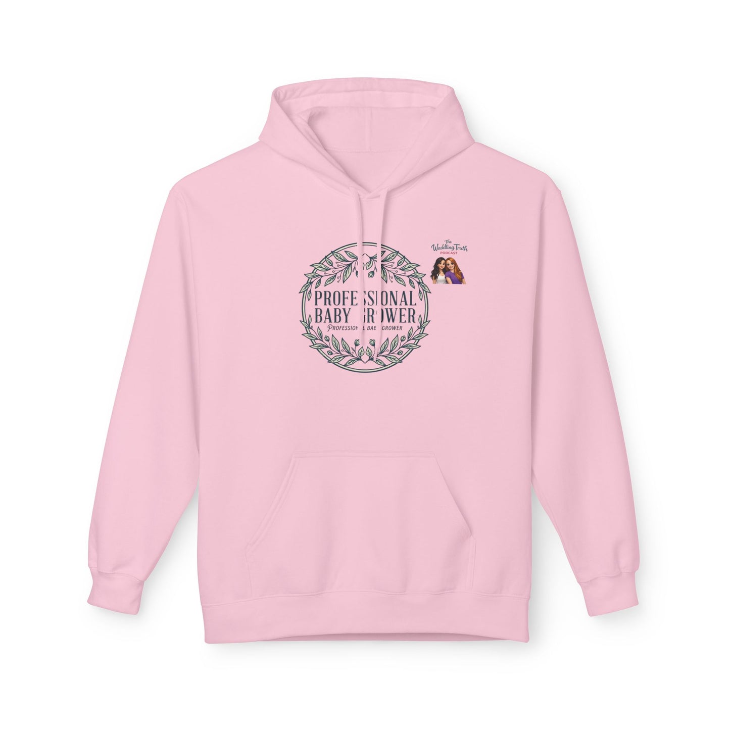 Professional Baby Grower Hoodie — Floral Wreath New Parent Gift