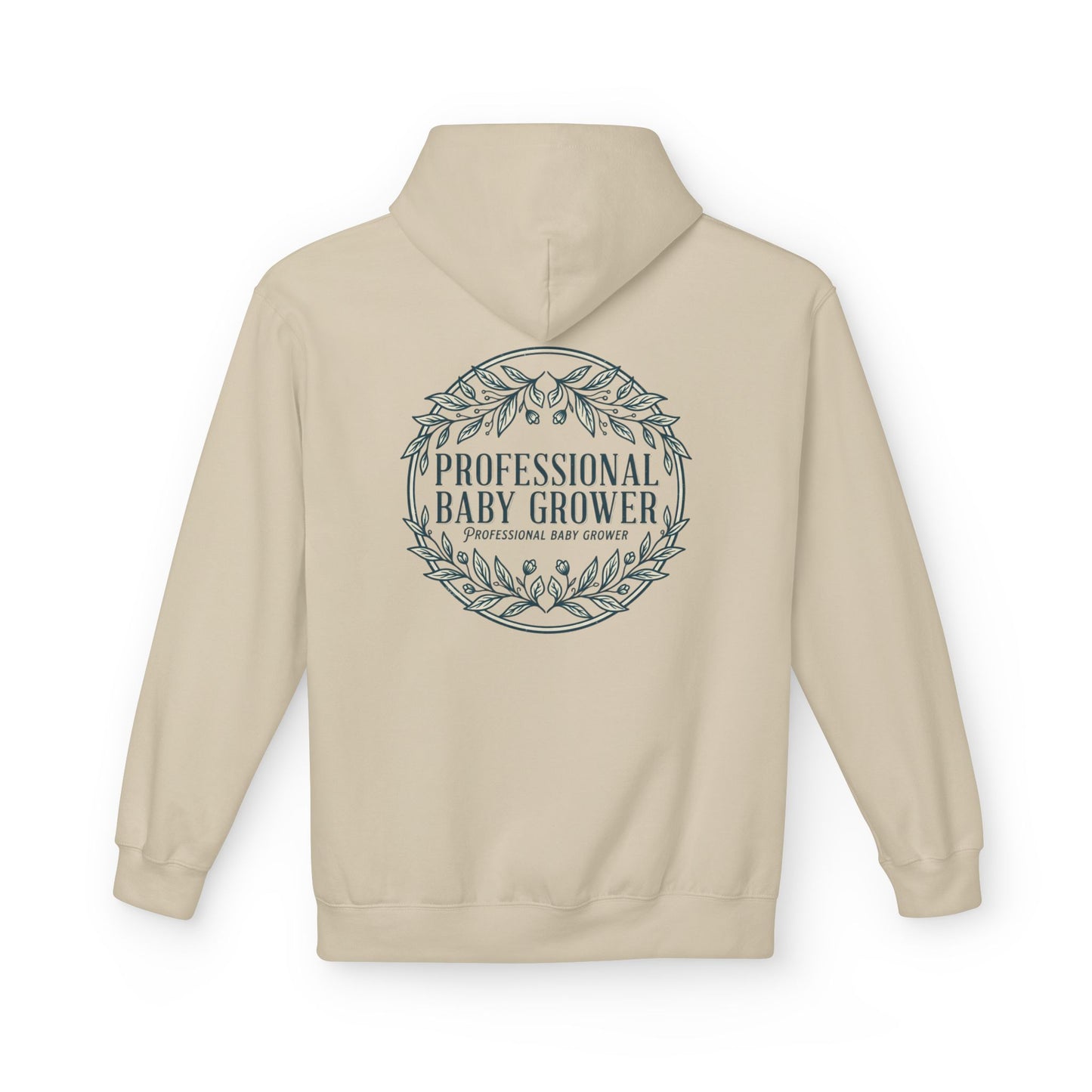 Professional Baby Grower Hoodie — Floral Wreath New Parent Gift
