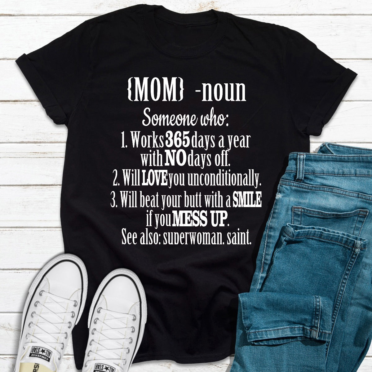 Mom Noun T-Shirt-4